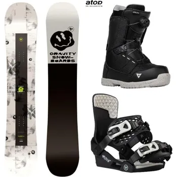 Snowboard Gravity Flash 24/25 snowboard + Gravity Wildcat vázání + Gravity Micro Atop boty 110 cm + M (EU 34-38) + DÁREK + Doprava ZDARMA