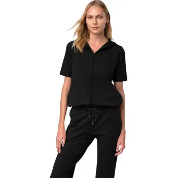 Dámská móda Vamp - Pohodlné černé dámské tepláky – Melanie velikost L