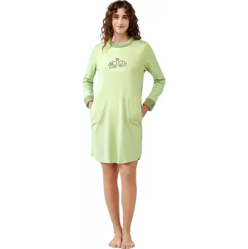 Dámská noční košile Dámská noční košile Vamp s potiskem slona 21324 velikost L