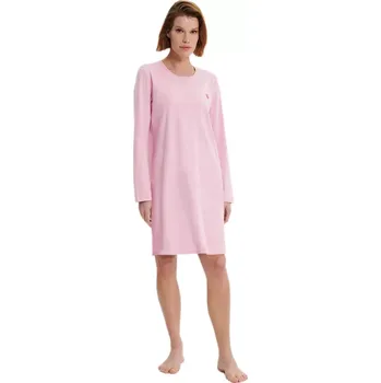 Dámská noční košile Vamp - Noční košile s dlouhými rukávy 19456 velikost S