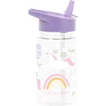 A Little Lovely Company - lahev na pití - jednorožci a duha
