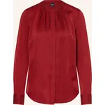 Boss Dámská Hedvábná Halenka Banorah, tmavě červená, 36