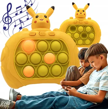 POP IT DOVEDNOSTNÍ HRA POP IT ANTISTRESOVÁ ELEKTRONICKÁ KONZOLE PRO SVÍTÍCÍ zvuk