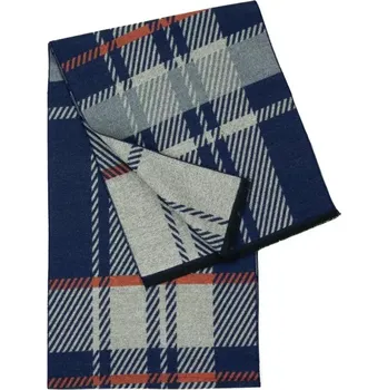 Šála Pánská šála Art of Polomodrá 23418-4 - zimní, teplá, károvaná šála, pro muže | Cooltovka.cz