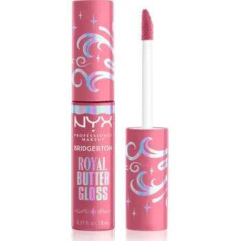 Kosmetika NYX Professional Makeup Bridgerton Royal Butter Gloss lesk na rty odstín 01 Angel Food Cake 8 ml