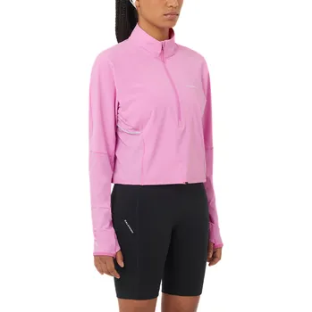 Dámská mikina Salomon Sense Aero Hybrid Cp Plvr W LC2641400 - cyclamen XS