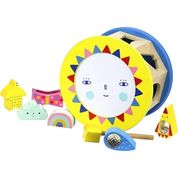 Dřevěná hračka Vilac Vkládací kostka Vesmír