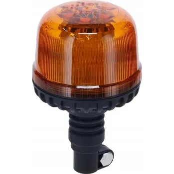 Maják LA20090 LED výstražná blikající lampa, 20W 12/24V, oranžová, na flexibilním držáku,