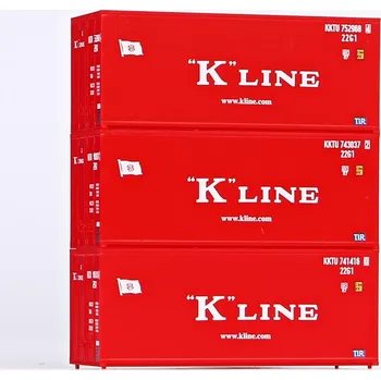 Vláček a vláčkodráha Piko Sada 3x20ft kontejnér K-Line - 56220