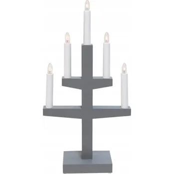 Svícen Dřevěný svícen Star Trading 46 cm