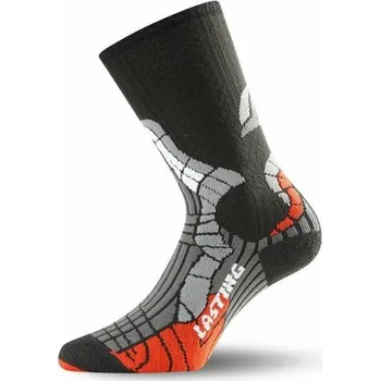 Pánské termoprádlo Ponožky na běžky Lasting SCI Velikost: S černá/červená