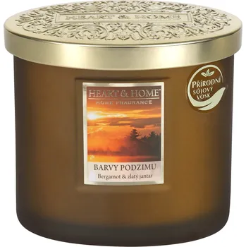 Party dekorace Svíčka elipsa - Barvy podzimu