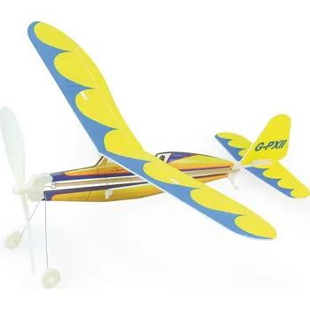 Hračka pro nejmenší Vilac Stavebnice letadla s natahovací vrtulí 1ks žlutá