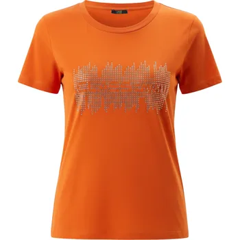 Dámské tričko CAVALLI CLASS Sequins Orange tričko XL Oranžová