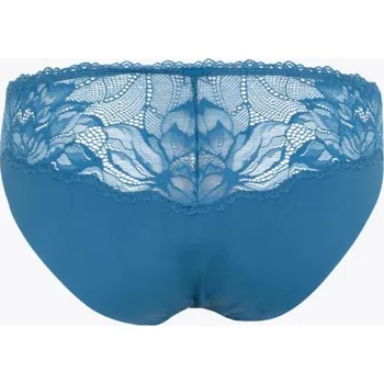 Dámské spodní prádlo CALVIN KLEIN DÁMSKÉ MODRÉ KRAJKOVÉ KALHOTKY KALHOTKY L 2A3D6_K*