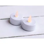 LED čajová svíčka (2 ks) bílá, 3,8 cm