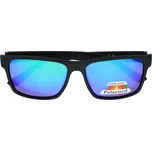 Zelené zrcadlové polarizační brýle Wayfarer 3000