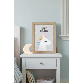 Dekorace do dětského pokoje Plakát Jednorožec