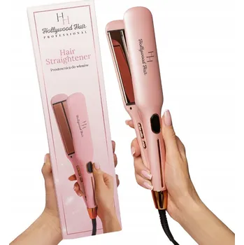 Žehlička na vlasy ŽEHLIČKA NA VLASY na vlasy Rose Gold s ionty, pro vlasy hladké jako zrcadlo, Hollywood Hair