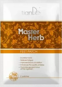 TianDe detoxikační náplast na nohy Master Herb 2 ks