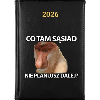 Kalendář Knižní kalendář 2026 A5 FunnyCase černý