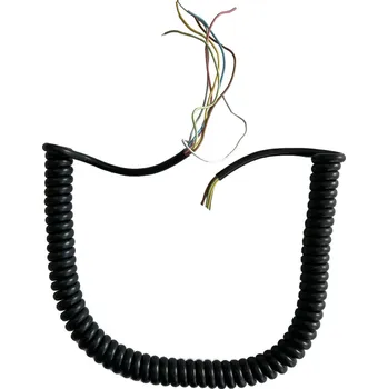 elektrický kabel Flexo PVC kroucená šňůra SPRB 7-22-1, černá - 1,55 m