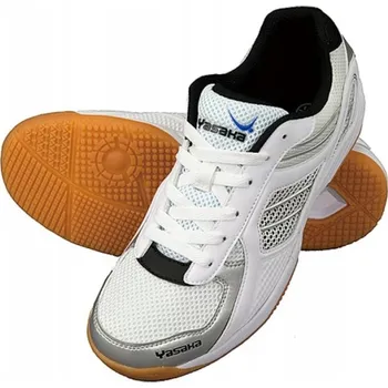 Pánská sálová obuv Sálové BOTY na STOLNÍ TENIS PING PONG bílé velikost 40 YASAKA IMPACT