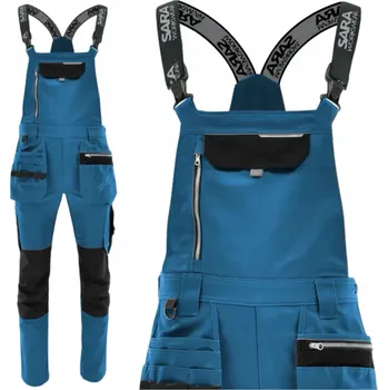 Pracovní obuv Pracovní kalhoty s laclem BOZP Pánské REFLEXNÍ Pohodlné Montérky velikost 54