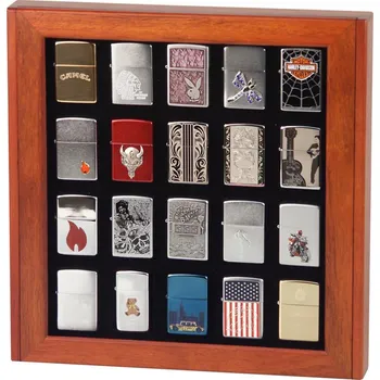 Příslušenství k zapalovači Angelo Prosklená vitrína na 20 ks Zippo zapalovačů RW