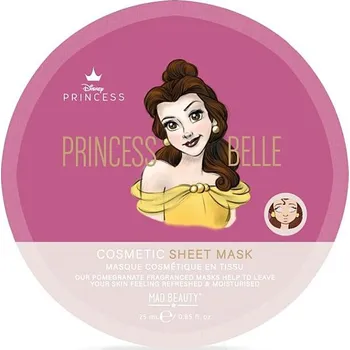 Dětský parfém MAD BEAUTY Belle pure princess textilní maska na obličej 25 ml