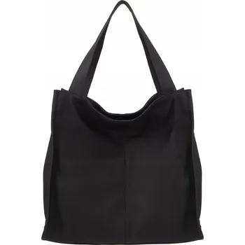 Kabelka BATICA kabelka z pravé kůže černá