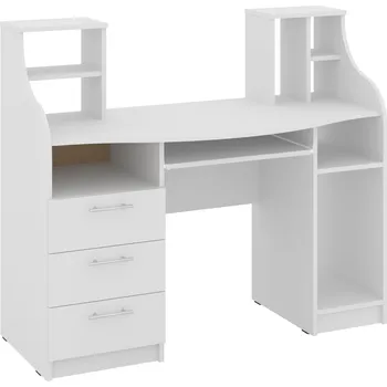 Psací stůl PC stůl ODISSEJ Barva: bílá