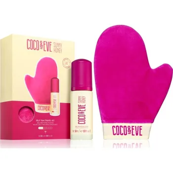 Opalování Coco & Eve Sunny Honey Coco & Eve Sunny Honey Bali Bronzing Foam samoopalovací pěna 60 ml + Coco & Eve Sunny Honey Soft Velvet Tanning Mitt aplikační rukavice 1 ks