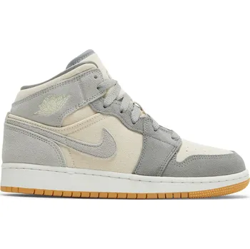Dámská obuv Air Jordan 1 Mid SE GS 'Coconut Milk Particle Grey' Velikost: 38.5