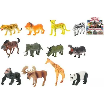 Hračka pro nejmenší Zvířátka safari 11-15cm 12druhů