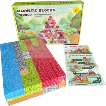 ostatní stavebnice Magnetické pixelové Stavebnice 154 dílků - Kreativní Mega Sada