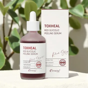 Pleťové sérum ESTHETIC HOUSE - Toxheal Red Glycolic Peeling Serum - Červené glykolové peelingové sérum s AHA kyselinami - 100 ml