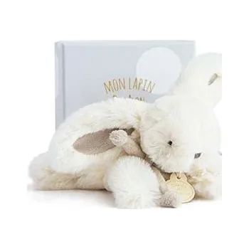 plyšák Doudou et Compagnie Paris | Doudou Dárková sada - Plyšový králíček béžový 16 cm