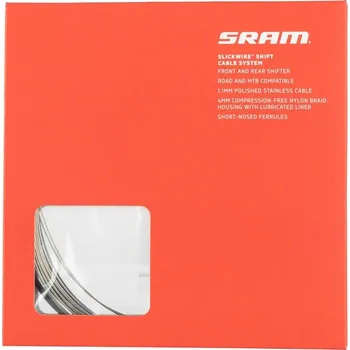 Lanko pro jízdní kolo 00.7118.007.001 - SRAM SLICKWIRE SHIFT CABLE KIT 4MM BLK V2 Množ. Uni