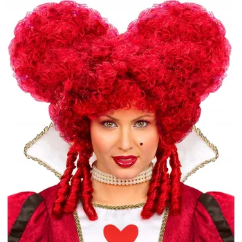 Karnevalová paruka BAROKNÍ PARUKA MARKÝZA S LOKNAMI MAHAGONOVÁ ZRZAVÁ