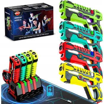 Dětská zbraň VATOS Laser Tag sada 4 laserových pistolí