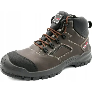 Pracovní oblečení KOŽENÉ PRACOVNÍ BOTY VODĚODOLNÉ TREKOVÉ BOTY KEVLAR S3 VEL.44