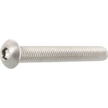 Šroub Šroub s čočkovitou hlavou s vnitřním šestihranem ISO7380-1 M5x35, nerez A2-070 (200 ks)