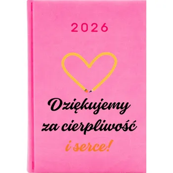 Kalendář Knižkový kalendář 2026 A5 FunnyCase růžový