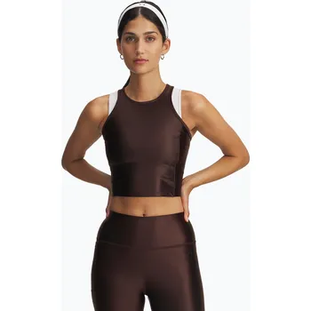 Dámské tréninkové tílko Under Armour Motion Shine Tank kona brown/black