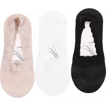 Dámské oblečení Ponožky MORAJ Kotníkové Ponožky Nízké Ponožky Balerínky Krajka 3PAR 35-38