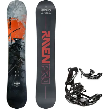 Snowboard Snowboard komplet Raven PRO Sensei Limited + vázání RAVEN Fastec FTM450 multientry Velikost: 157 cm, Velikost vázání: M