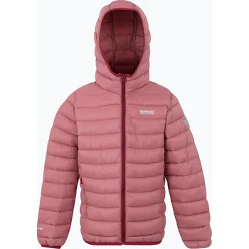 Dívčí bunda Dětská bunda REGATTA Hooded Marizion dusty rose/dark pimiento