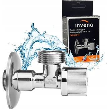 Ventil Rohový ventil Invena 1/2'' ZAWÓR KULOWY KĄTOWY