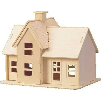 3D puzzle Woodcraft construction kit | Woodcraft Dřevěné 3D puzzle Domeček